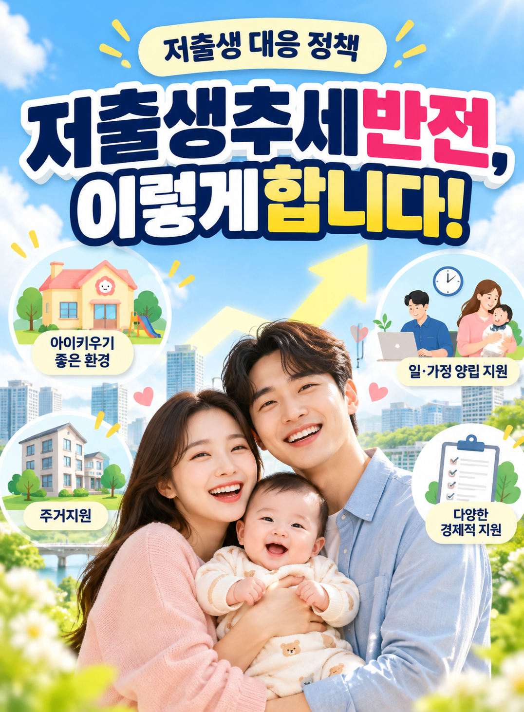 저출생 추세 반전, 이렇게 합니다!