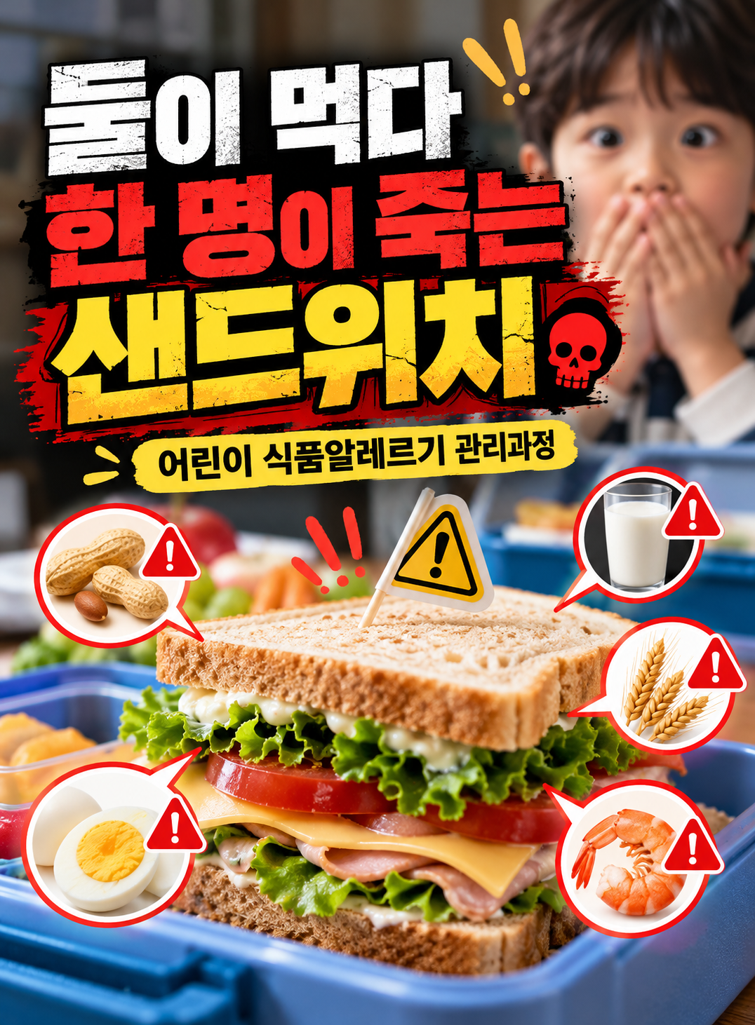 둘이 먹다 한 명이 죽는 샌드위치