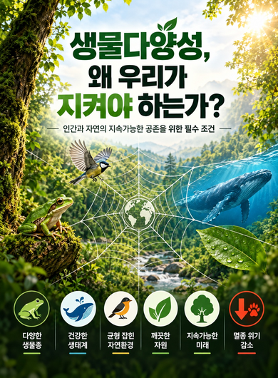 생물다양성, 왜 우리가 지켜야 하는가?