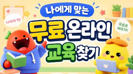 나에게 맞는 무료 온라인 교육 찾기