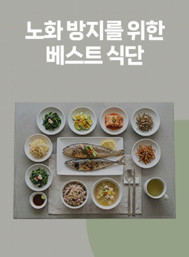 노화 방지를 위한 베스트 식단
