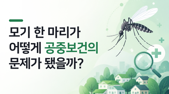 모기 한 마리가 어떻게 공중보건의 문제가 됐을까?