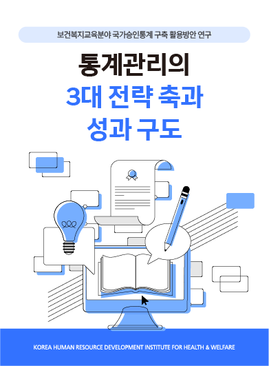 [보건복지연구결과 e-book콘텐츠] 통계관리의 3대 전략 축과 성과 구도